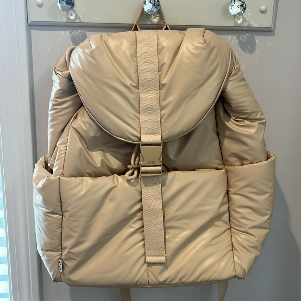 Beis The Cargo Backpack in Beige
